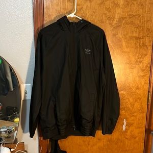 Adidas Swearer zip up black hoodie